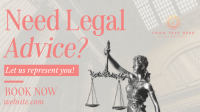 Legal Advice Facebook Event Cover Design