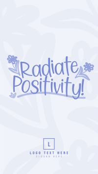 Generate Positivity Facebook Story Design
