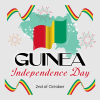 Guinea Independence Day Ribbon T-shirt Image Preview