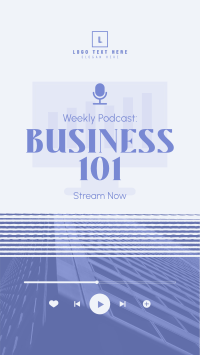 Business Talk Podcast Instagram Story Design