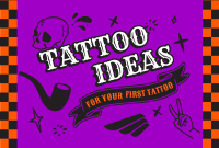 Checkerboard Tattoo Studio Pinterest Cover Design