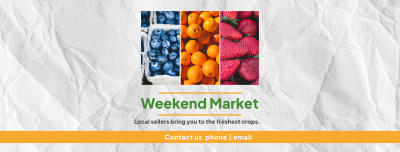Weekend Fruits Facebook cover Image Preview