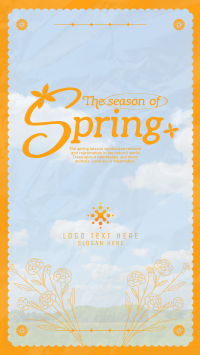 Spring Season TikTok Video Design