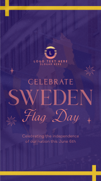 Commemorative Sweden Flag Day YouTube short Image Preview