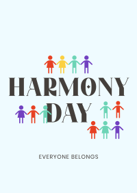 People Harmony Day Poster Image Preview
