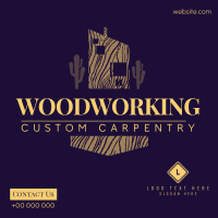 House Woodworking Instagram Post Design