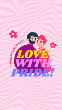 Love with Pride Facebook story Image Preview