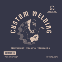 Custom Welding Badge Instagram post Image Preview