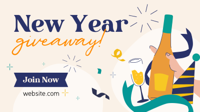 New Year Giveaway Facebook event cover Image Preview