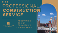 Modern Construction Service Animation Image Preview