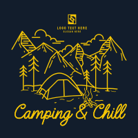 Camping and Chill T-shirt Preview