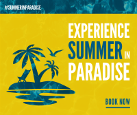 Summer in Paradise Facebook Post Design