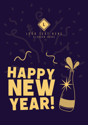 Happy New Year Poster Image Preview