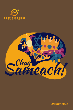 Chag Purim Sameach Pinterest Pin Image Preview