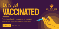 Let's Get Vaccinated Twitter post Image Preview