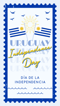 Uruguay Independence Day Facebook Story Design