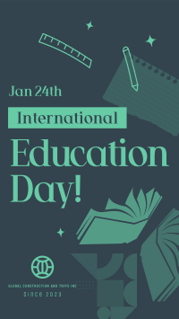 International Education Day Facebook Story Design