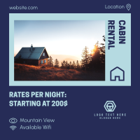 Cabin Rental Rates Instagram post Image Preview