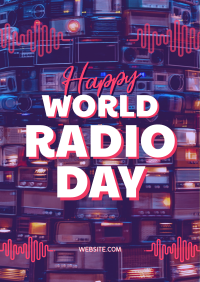 Celebrate World Radio Day Poster Image Preview