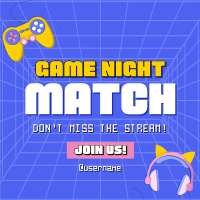 Game Night Match Instagram post Image Preview