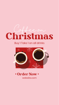 Christmas Coffee Sale Instagram Story Design
