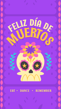 Dia de los Muertos Greeting Instagram Reel Preview