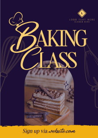 Minimal Food Baking Poster Preview