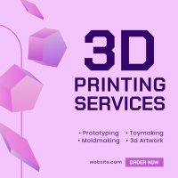 3d Printing Business Instagram Post Design