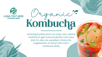 Probiotic Kombucha Facebook Event Cover Design