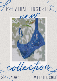 New Collection Lingerie Poster Design