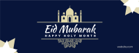 Eid Mubarak Mosque Facebook cover Image Preview