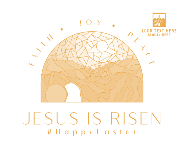 He Has Risen Facebook Post Design Image Preview