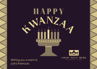 Happy Kwanzaa Postcard Image Preview