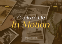 Capture Life in Motion Postcard Image Preview