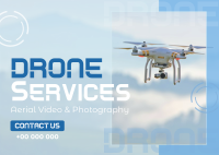 Drone Video and Photography Postcard Image Preview