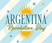 Argentina Revolution Day Facebook Post Design