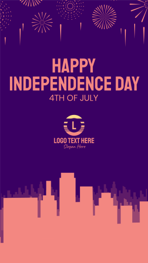 Independence Celebration Facebook story