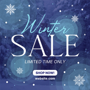 Winter Season Sale Instagram post Image Preview