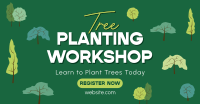 Tree Planting Workshop Facebook Ad Design