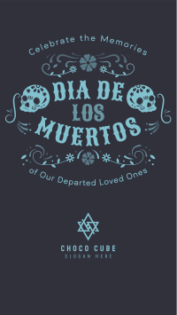 Dia De Muertos Festival Facebook Story Design