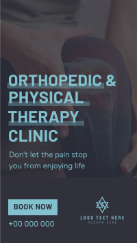 Orthopedic and Physical Therapy Clinic Instagram Story Design