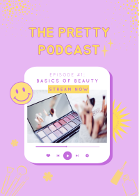 The Pretty Podcast Flyer Design