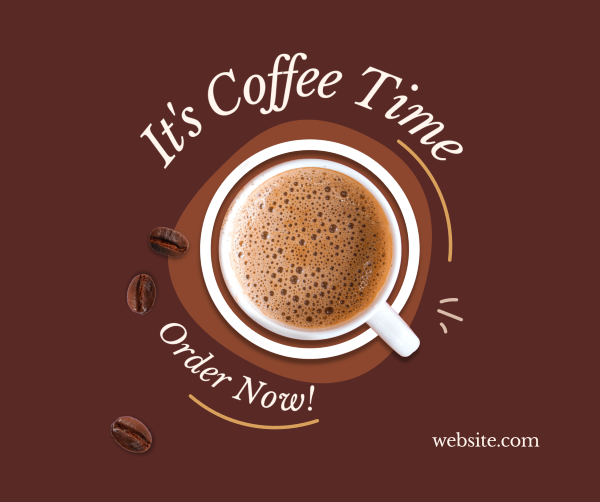 It's Coffee Time Facebook Post Design Image Preview