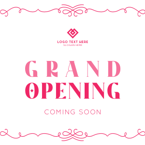 Elegant Grand Opening Instagram post Image Preview