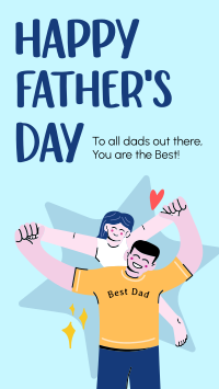Jolly Father's Day  Instagram Story Design