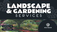 Landscape & Gardening Facebook Event Cover Design