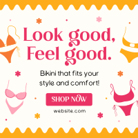 Bikini For Your Style Instagram Post Design