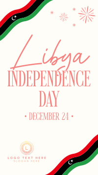 Happy Libya Day Facebook Story Design