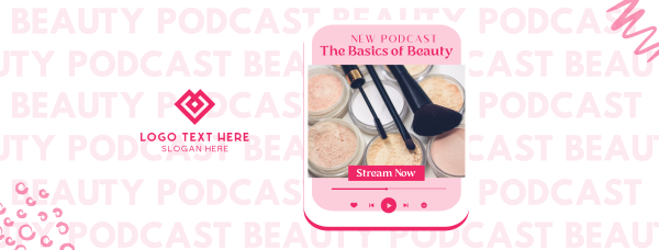 Beauty Basics Podcast Facebook Cover Design Image Preview