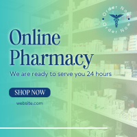 Online Pharmacy Instagram Post Design